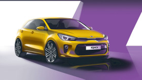Skizze des neuen Kia-Rio-Modells Bild: obs/KIA Motors Deutschland GmbH