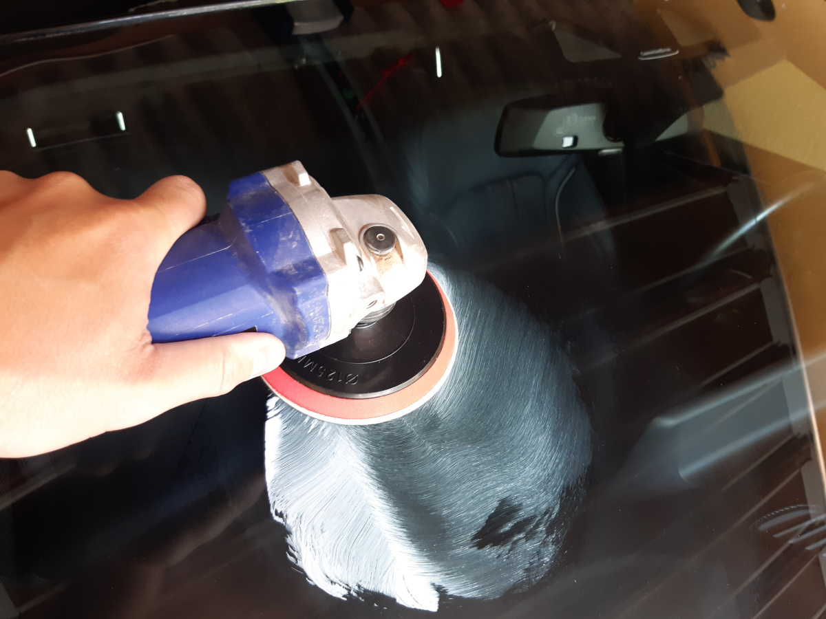 Auto Windschutzscheibe Glas Polieren Wachs Kratzer Entferner Auto T