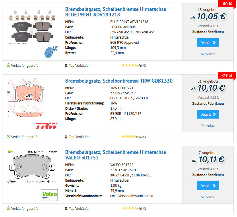 Autoteile-Markt – B2B Marktplatz für neue und gebrauchte Autoteile